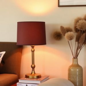 Amber Glow Table Lamp