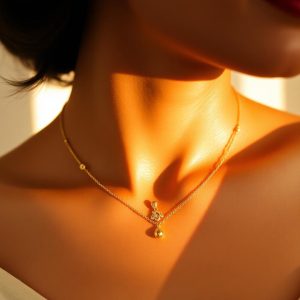 Aria Gold-Tone Pendant Necklace